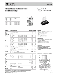 Datasheet VVZ24-14io1 manufacturer IXYS